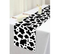 Chemin de table imprimé léopard, vache, girafe pour table à manger, cuisine, fête, mariage et décoration intérieure 1-ZQ