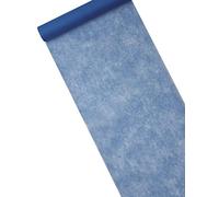 Chemin de table intissé bleu marine 29 cm x 10 m pour mariage - Bleu - Taille Unique