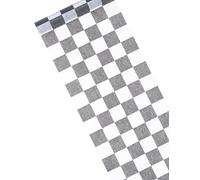 Chemin de table intissé damier taille unique