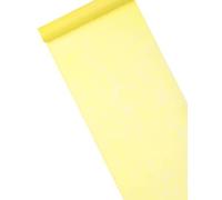 Chemin de table intissé jaune vif 29 cm x 10 m pour fête - Jaune - Taille Unique