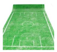 chemin de table intissé terrain foot 30cmx5m vert - chalayer 3832 30-10 Vert G