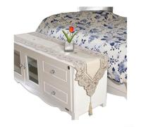 Chemin de table jacquard floral pour chemin de table 30 x 45 cm | Fibre de polyester durable, motif floral moderne, 40 x 196 cm de long, accent élégant pour la maison, facile à nettoyer