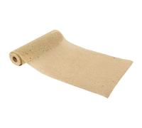 CHEMIN DE TABLE JUTE NATURE PAILLETTES OR 28CMX3M