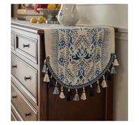 Chemin de Table léger for Table à Manger, Salon de thé, Housse de Meuble, Chemin de Table à Pompons Floraux, Nappe Longue rétro(Color 3,40x180cm)