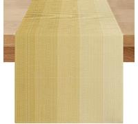Chemin de Table Lin Jaune 40×140 cm Vendos85