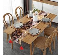 Chemin de table mignon en forme de cochon - Décoration de table de cuisine pour intérieur et extérieur - Décoration de fête - Table basse