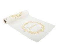 chemin de table mousseline communion 28cmx5m or - artifetes 92447 Jaune G