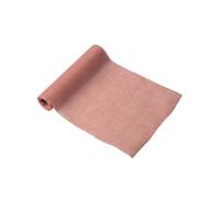 Chemin de table mousseline rose 28 cm x 5 m - Rose