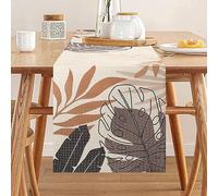 Chemin de Table Nappe Maison Décoration de Table Ferme Chemin de Table Rétro Naturel, Réunions, Mariages, Décorations D'hôtel 33 x 183 cm
