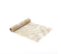 CHEMIN DE TABLE ORGANZA PALMIER 28CMX5M