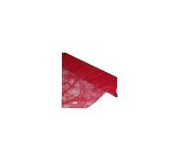 Chemin de table Romance - Rouge - 30 cm x 10 m - Aspect voilage - Effet transparence