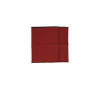 Chemin de table rouge en lin et coton Métisse