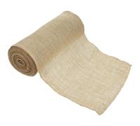 Chemin de table rustique en toile jute, réutilisable, pliable, portable, simple et pratique, idéal for une fête, un mariage ou ferme Pour Maison,Jardinage