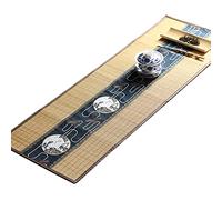Chemin de Table Style Japonais Chemin de Table en Bambou, Tapis de Service À Thé Kung Fu, Napperon Imperméable Tissé À La Main pour Salon de Thé Hôtel, Bois Naturel ( Size : 30x210cm/11.8x82.7in )