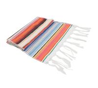 Chemin de Table Style Mexicain 1 Pièce en Coton-lin Décoratif