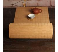 Chemin de Table Tapis De Café Enroulable De Style Japonais - Chemin De Table Tissé En Bambou, Napperons Résistants À La Chaleur Et Imperméables pour Cuisine/ Table Basse ( Size : 50x150cm/19.7x59in )