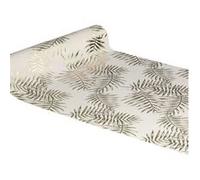 chemin de table tissu palmier or 30cmx3m écru - chaks 12326 Gris G