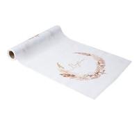 chemin de table tissu pampa fleur de coton 28cmx3m - artifetes 93849