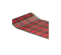 chemin de table tissu tartan écosse 28cmx3m rouge - 12315 Chaks