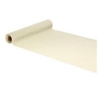 chemin de table velours cotelé 28cmx3m blanc - chaks 12319 Blanc G