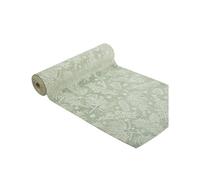 CHEMIN DE TABLE VELOURS NOËL BOISÉ 28CMX3M SAUGE