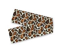 Chemin de table vintage imprimé girafe résistant à la chaleur antidérapant pour enfants, fête d'anniversaire, mariage, décoration de table moderne 228,6 cm de long