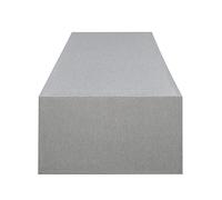Chemin de table Wien Home, Nappe moderne avec protection anti-taches pour toute l'année, gris, 40 x 140 cm
