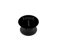 Chemin DE Vie Naissance NUMÉROLOGIE 1 Un Nombre d'ange Femme PopSockets PopGrip Adhésif