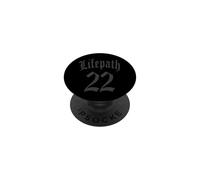 Chemin DE Vie Naissance NUMÉROLOGIE 22 Quatre 4 NO d'ange PopSockets PopGrip Adhésif