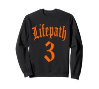 Chemin DE Vie Naissance NUMÉROLOGIE 3 Trois Nombre Ange Dame Sweatshirt