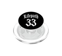 Chemin DE Vie Naissance NUMÉROLOGIE 33 Six 6 NO d'ange PopSockets PopGrip pour MagSafe
