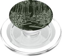 Chemin forestier Matthieu 28 20 Foi chrétienne PopSockets PopGrip pour MagSafe