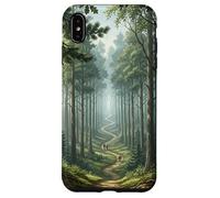 Chemin Forestier Scène Nature Sentier Boisé Serein Grand Coque pour iPhone XS Max
