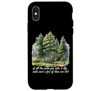 Chemin que vous prenez John Muir Nature Lover Randonnée en montagne Coque pour iPhone X/XS