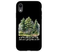 Chemin que vous prenez John Muir Nature Lover Randonnée en montagne Coque pour iPhone XR