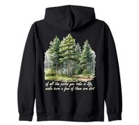 Chemin que vous prenez John Muir Nature Lover Randonnée en montagne Sweat à Capuche