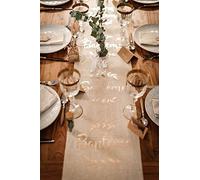 Chemin Table Lin BAPTÊME 28 CM X 5 M