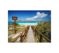 Chemin vers la mer，1000 pièces Puzzle éducatif intellectuel décompression Amusant Jeu de Famille/Vacances de Noël（75x50cm）-O98