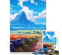 Chemin vers la Nature Puzzle de 1000 pièces pour Adultes Jeu de réflexion Stimulant Amusant à Partager Qualité de découpe exceptionnelle Cadeau raffiné (50x75cm)