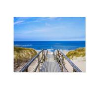 Chemin vers la Plage de Westerland, Sylt，Puzzle 1000 Pièces Adultes,Jigsaw Puzzle DIY Jouets Enfants Cadeaux Accueil Décors Jouets Jeux Amusants Grand Cadeau Éducatif pour Enfants -A22