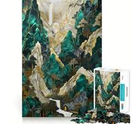 Chemin vers Shangri La Art Puzzle 1000 pièces pour Adultes Jeu de réflexion Stimulant Jeu de qualité Cadeau Exquis (38x52cm)