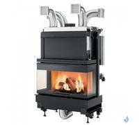 Cheminée à bois Palazzetti Ecomonoblocco WT 16:9 3D Puissance 12.5kW A+