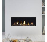 Cheminée à gaz DRU Global 100 BF RCE Ceraglas noir, Erdgas G20 (H/E)