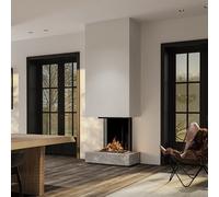 Cheminée à gaz DRU Maestro 60/3 Tall RCH Gaz naturel G20 (H/E) sans PowerVent, Matt Glas, LED