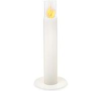 Cheminée à l'éthanol - Blumfeldt Fiamme Pila - brûleur 0,5 litre - 4/5 h de combustion - Blanc G