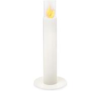 Cheminée à l'éthanol - Blumfeldt Fiamme Pila - brûleur en acier inoxydable- 0,5 litre - 4-5 h de combustion - Blanc