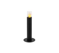 Cheminée à l'éthanol - Blumfeldt Fiamme Pila - brûleur 0,5 litre - 4/5 h de combustion - Noir G