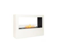 Cheminée à l'éthanol - Fiamme Scoppi - brûleur 3 litres - 5-6 h de combustion - blanc