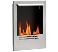 Cheminée bioéthanol encastrable design - 0,9L - 48 x 18 x 59 cm - acier inox. brossé G