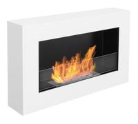 Cheminée à l'éthanol murale BOX 65 cm. Cheminée bioéthanol avec verre.